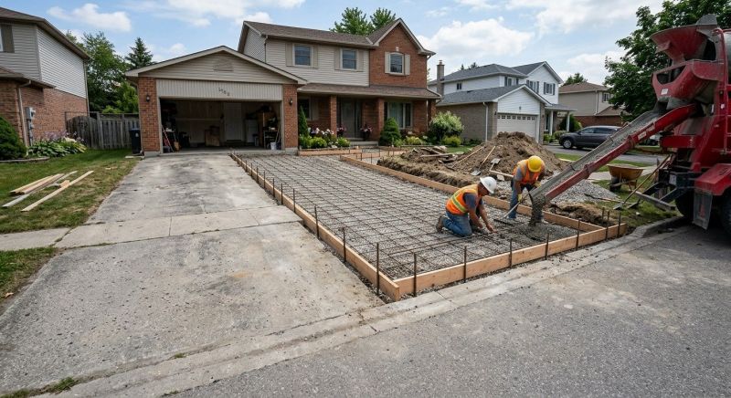 Residential Driveway Pouring Service